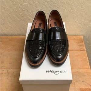 Halogen Chunky Leather Loafers | 7.5